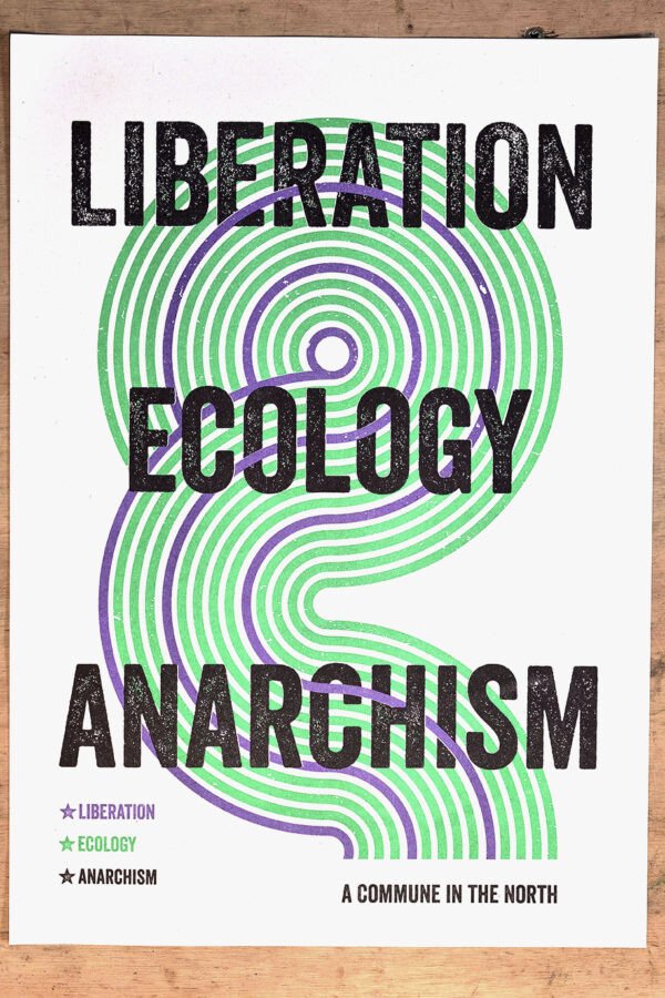Liberation, Ecology, Anarchism A3 Poster