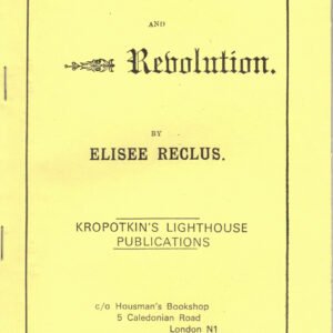Evolution And Revolution Elisee Reclus