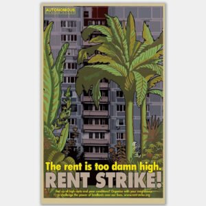 Rent Strike A2 poster
