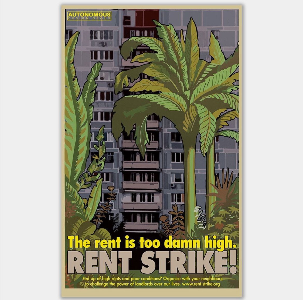 Rent Strike A2 poster