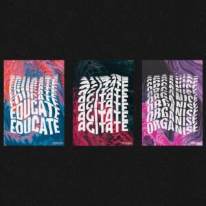 Agitate Educate Organise A3 Poster